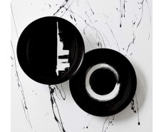 Degrenne - Arty Black Creation Plate