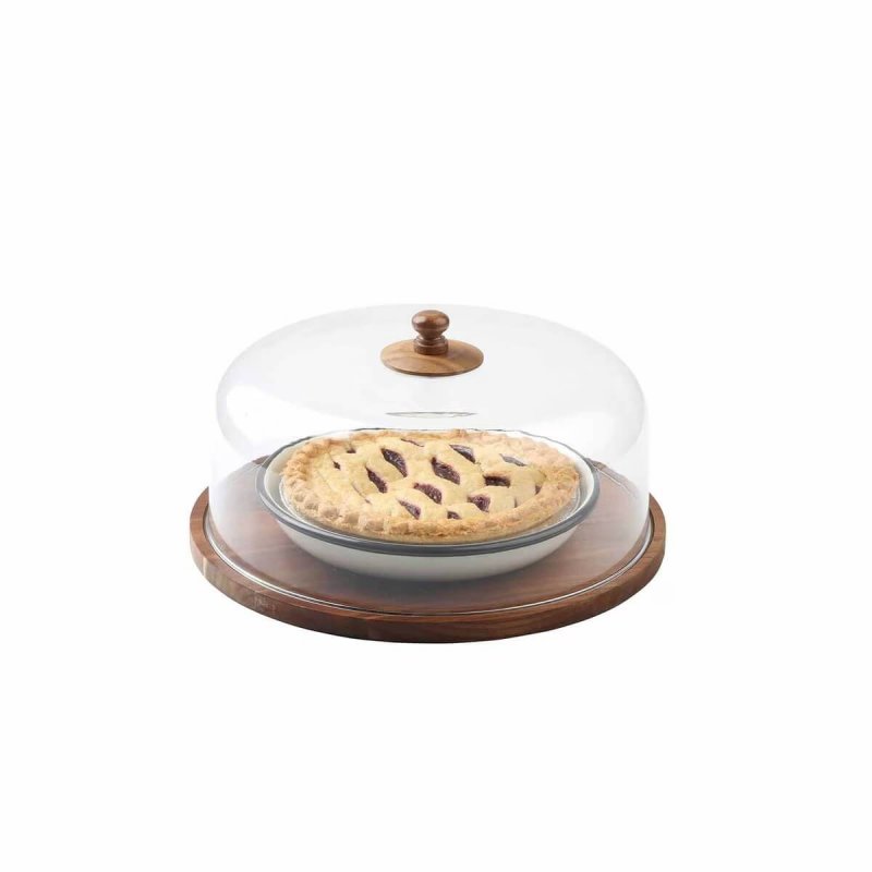 Round Cake Plate 32cm Tablecraft Acacia Collection™