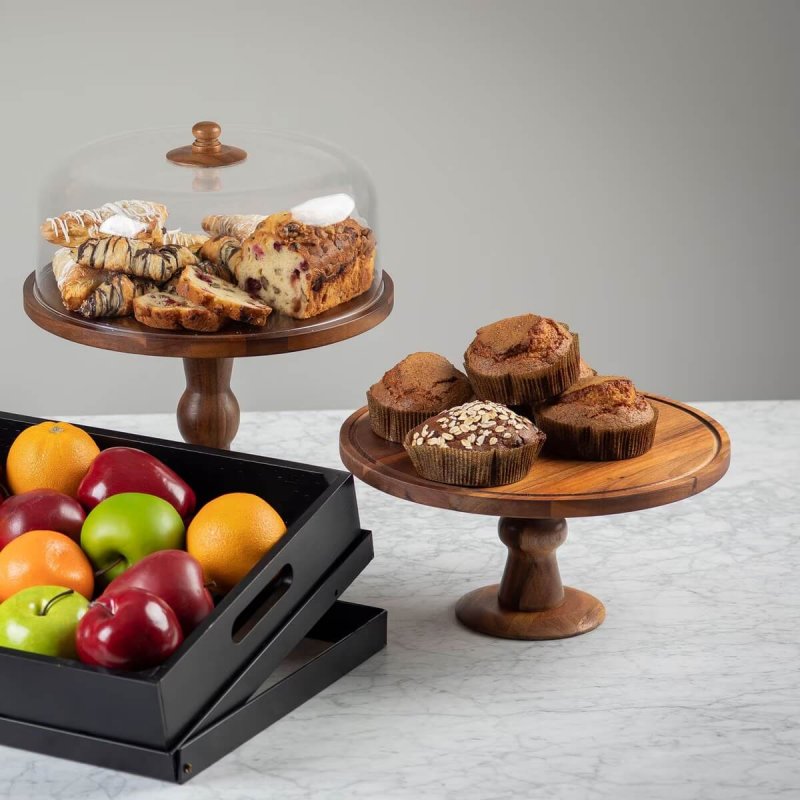Cake Stand 32x15cm Tablecraft Acacia Collection™