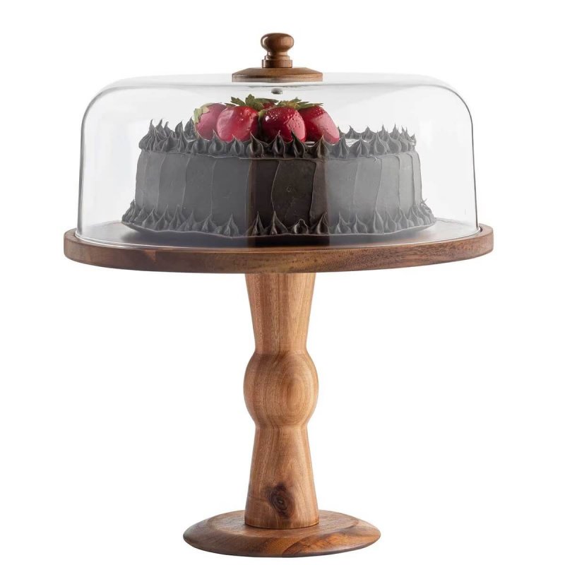 Cake Stand 32x23cm Tablecraft Acacia Collection™