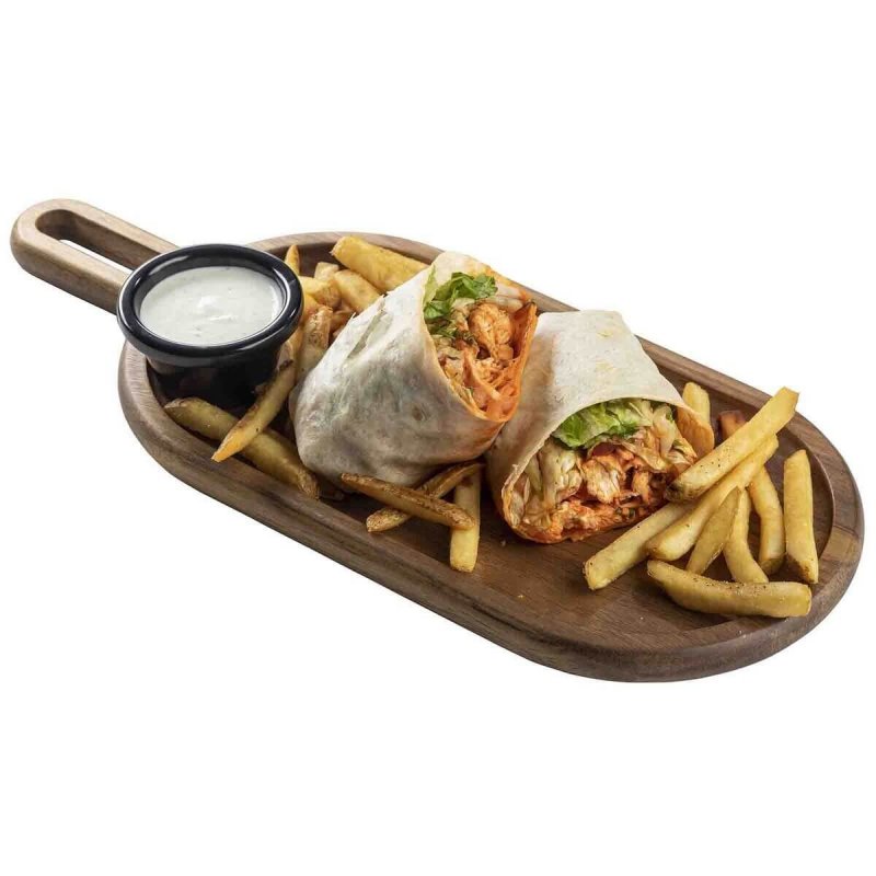 Ξύλινο Σκεύος Σερβιρίσματος 43cm Tablecraft Acacia Collection™ Snack Tray