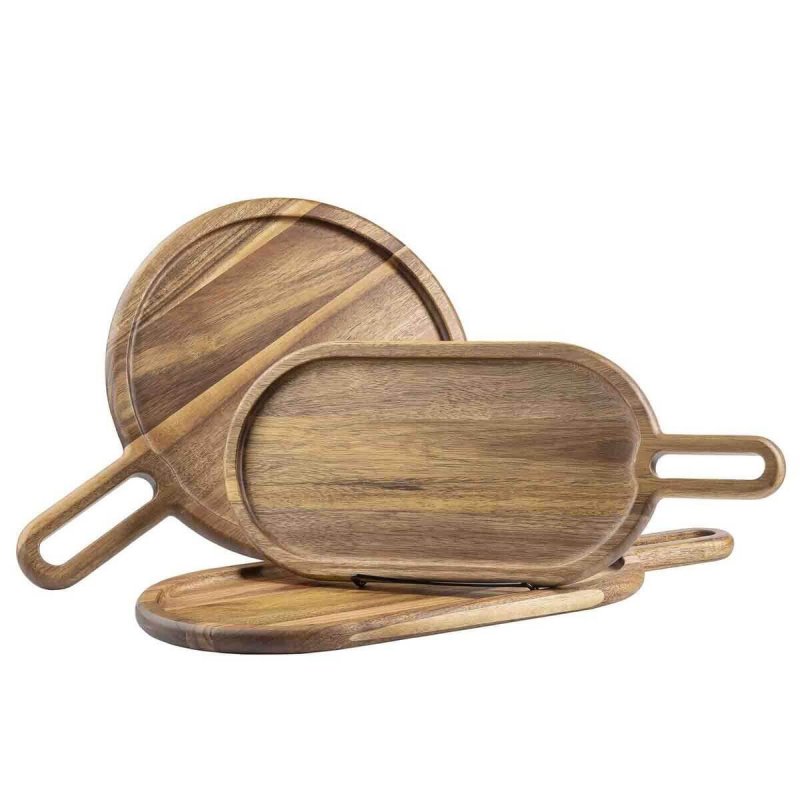 Ξύλινο Σκεύος Σερβιρίσματος 43cm Tablecraft Acacia Collection™ Snack Tray