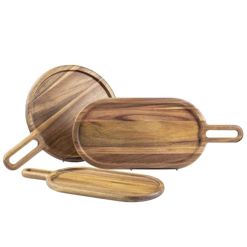 Oblong Snack Tray 51cm Tablecraft  Acacia Collection™