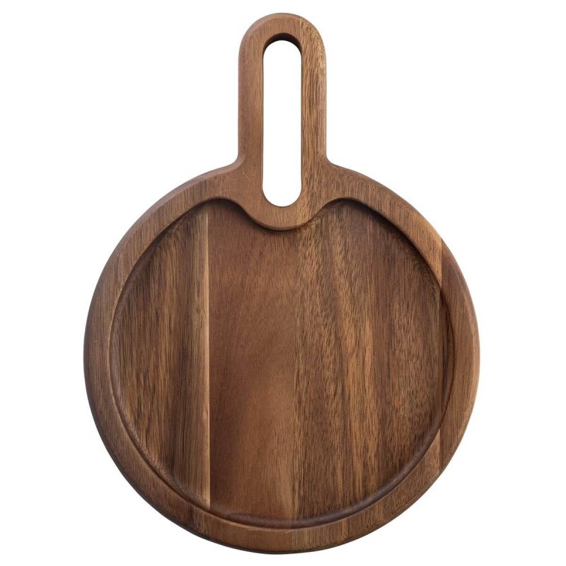 Round Snack Tray 20,5cm Tablecraft  Acacia Collection™