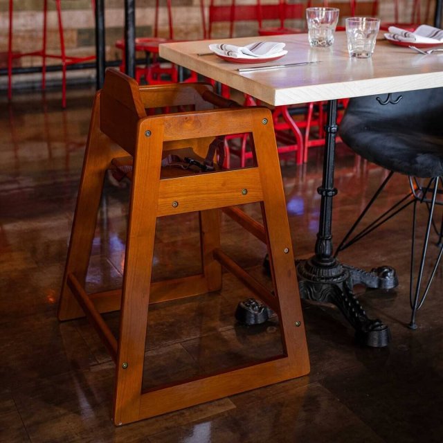 Παιδικό Καρεκλάκι Φαγητού Ξύλινο Tablecraft Walnut