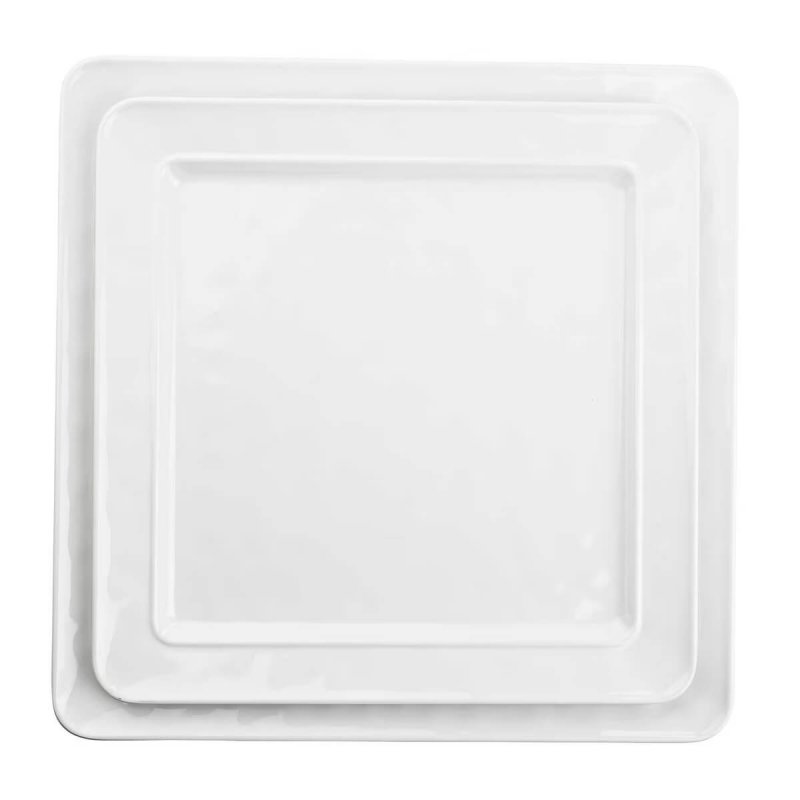 Medium Square Melamine Platter Tablecraft Ridge Collection™