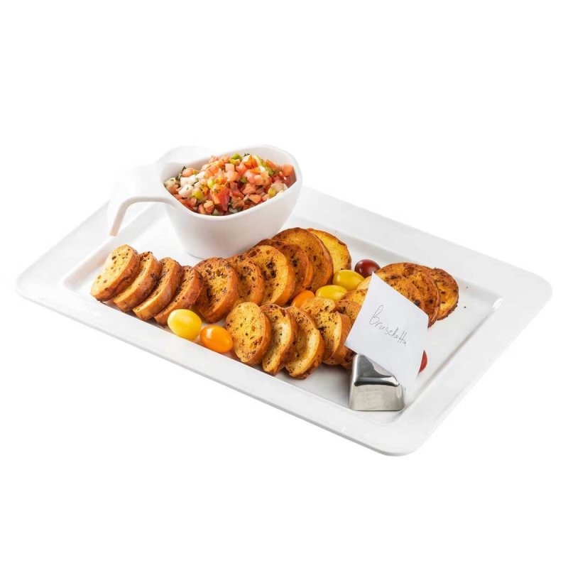 Medium Rectangular Melamine Platter Tablecraft Ridge Collection™