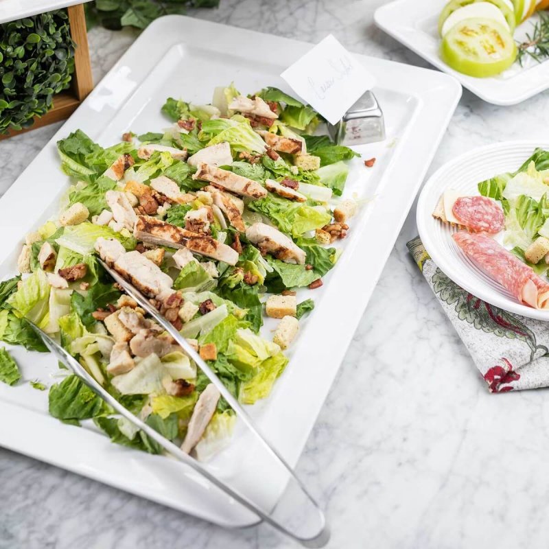 Large Rectangular Melamine Platter Tablecraft Ridge Collection™