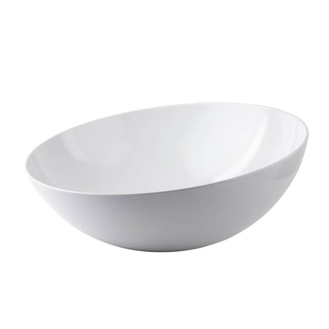 Round Melamine Bowl 2L Tablecraft Sierra Collection™ White