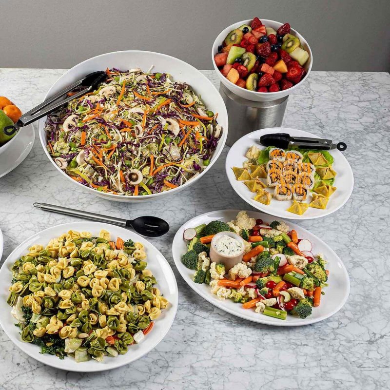 Oval Melamine Platter 41cm Tablecraft Sierra  Collection™ White