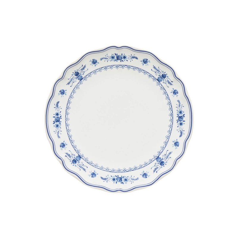 Πιάτο Ρηχό 27cm Costa Nova Vila White-Blue Flowers