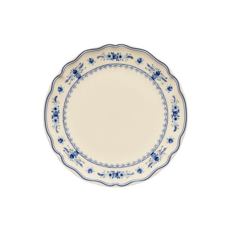 Πιάτο Ρηχό 27cm Costa Nova Vila Beige-Blue Flowers