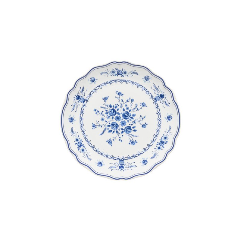 Πιάτο Ρηχό 21cm Costa Nova Vila White-Blue Flowers