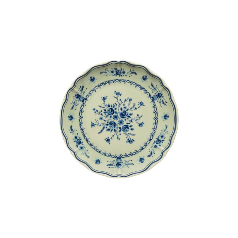 Πιάτο Ρηχό 21cm Costa Nova Vila Olive-Blue Flowers