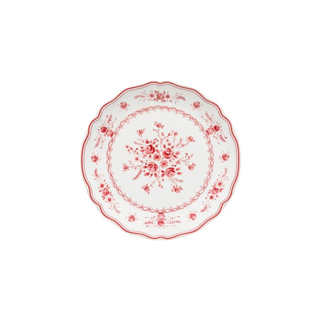 Πιάτο Ρηχό 21cm Costa Nova Vila White-Red Flowers