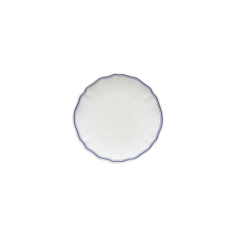 Πιάτο Ρηχό 17cm Costa Nova Vila White-Blue Filet