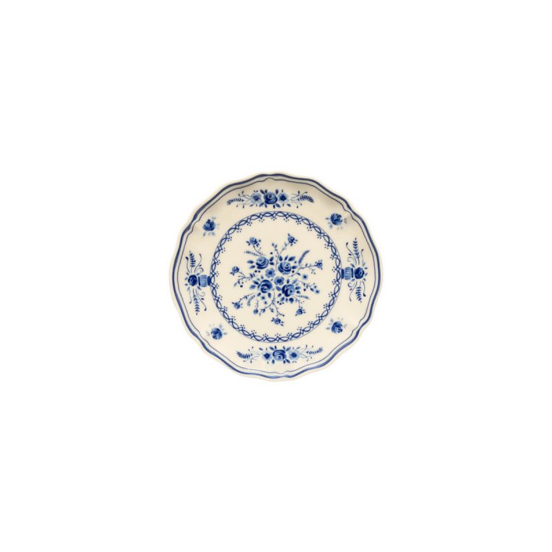 Πιάτο Ρηχό 17cm Costa Nova Vila Beige-Blue Flowers