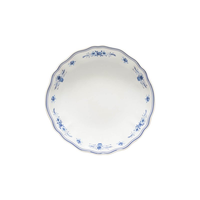 Πιάτο Βαθύ 23cm Costa Nova Vila White-Blue Flowers