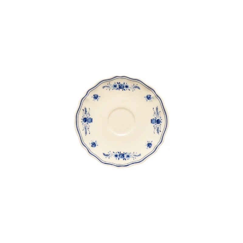 Πιατάκι 17cm για φλιτζάνι 220ml  Costa Nova Vila Beige-Blue Flowers