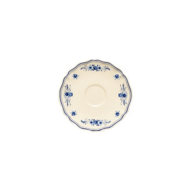 Πιατάκι 17cm για φλιτζάνι 220ml  Costa Nova Vila Beige-Blue Flowers