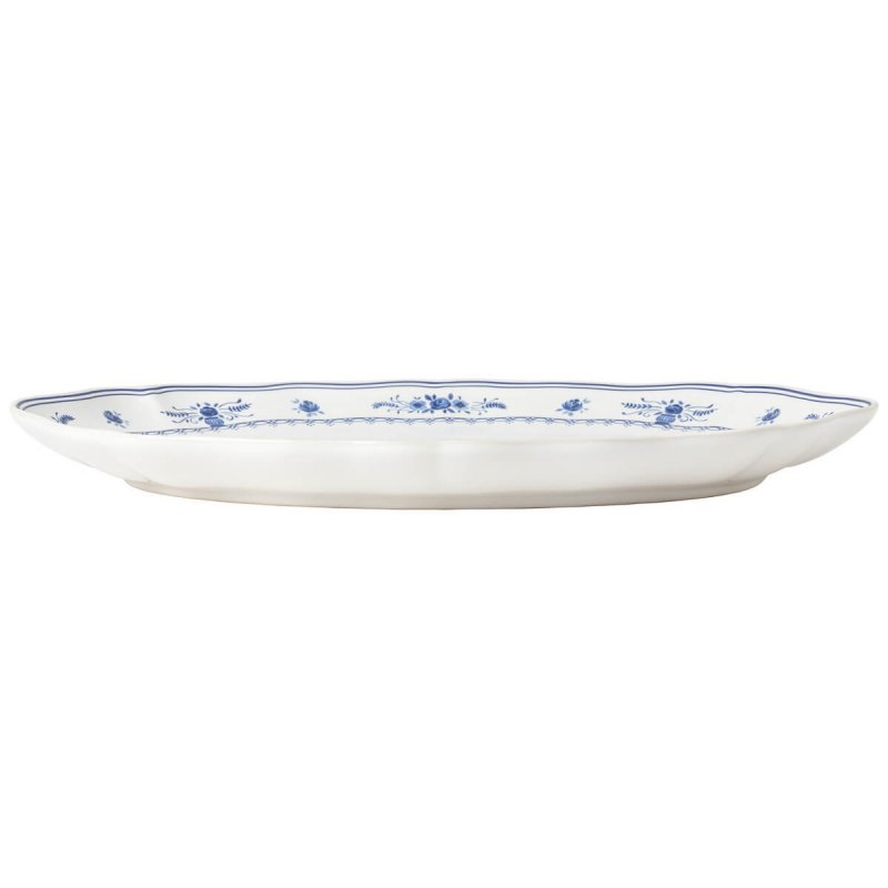 Oval platter 41cm Costa Nova Vila White-Blue Flowers
