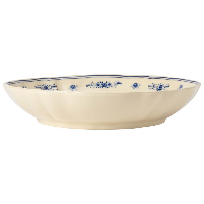 Μπολ Ρηχό 34cm Costa Nova Vila Beige-Blue Flowers