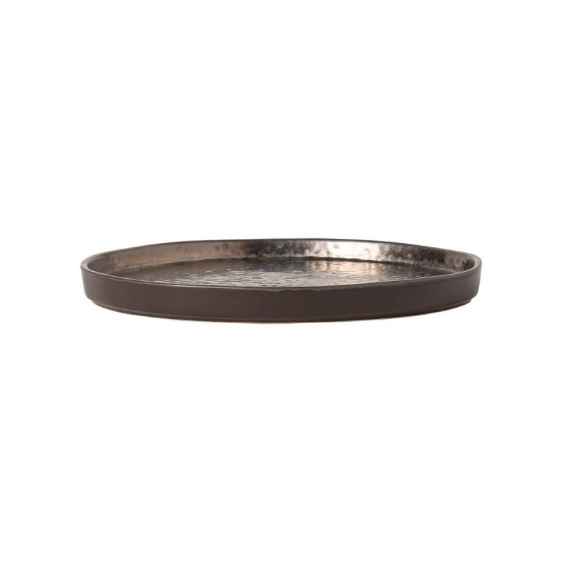 Round Plate 25cm Costa Nova Lagoa Metal