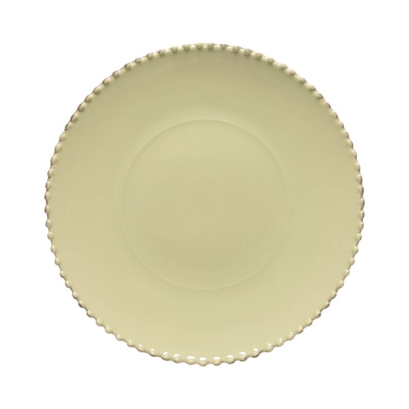 Charger plate/platter 34cm Costa Nova Pearl Lilly Creen  