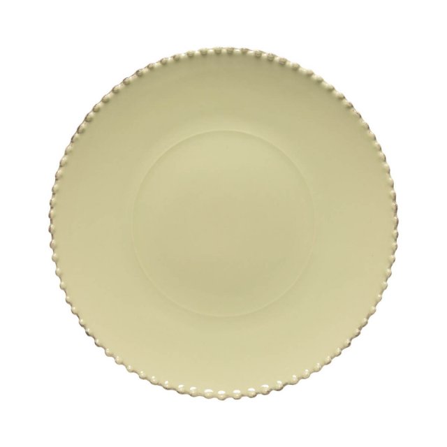 Charger plate/platter 34cm Costa Nova Pearl Lilly Creen