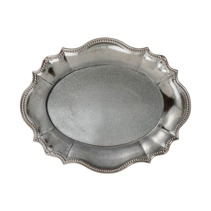 Oval platter 35cm Costa Nova Almara Antique Metal