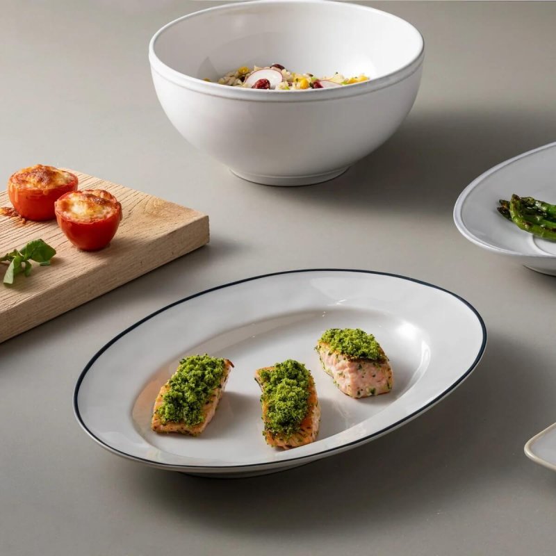 Oval platter 30cm Costa Nova Beja Red