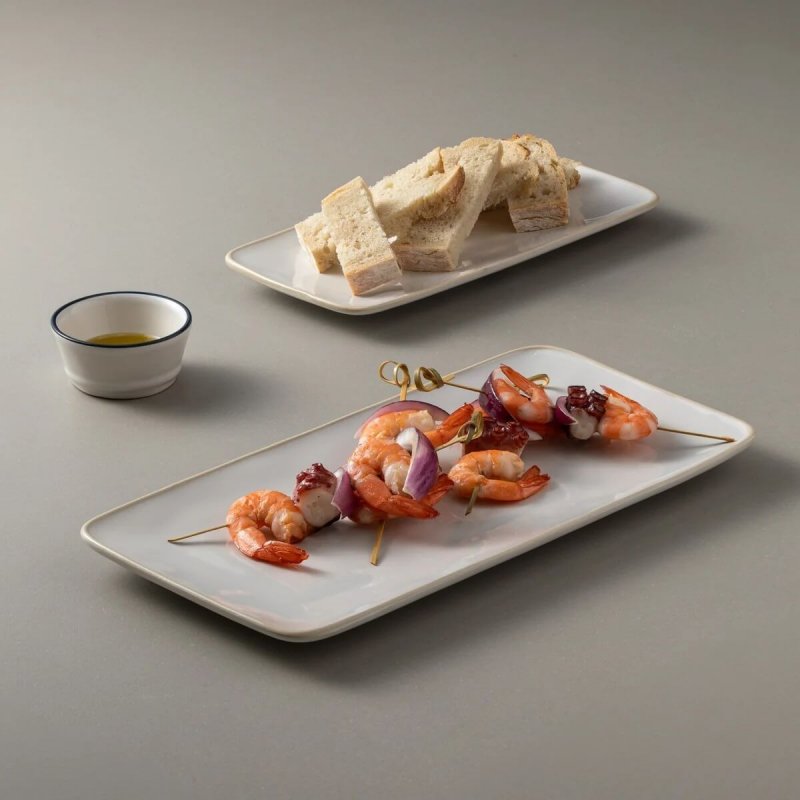 Rect. tray 22cm Costa Nova Beja Cream