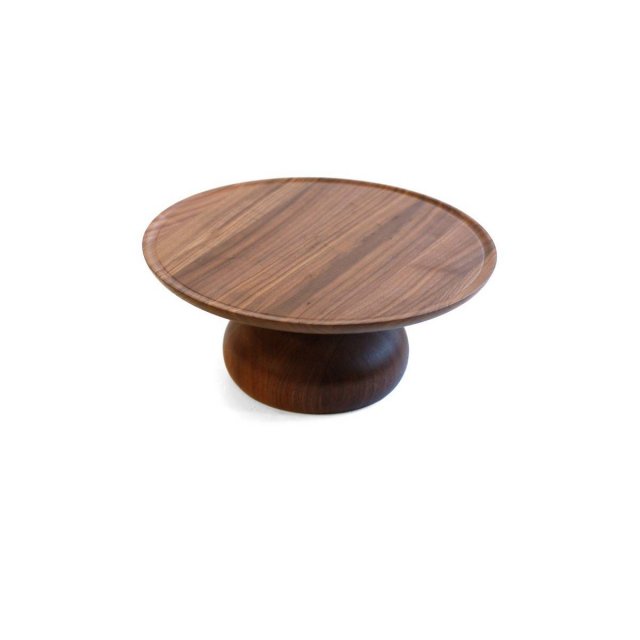 Σταντ Κέικ από Ξύλο Καρυδιάς Χαμηλό 32cm Craster Walnut