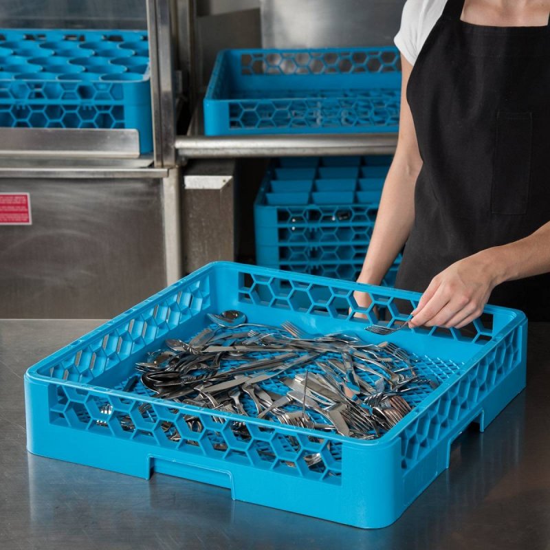 Καλάθι πλυντηρίου 50x50cm μαχ/νων με μικρά κενά Carlisle