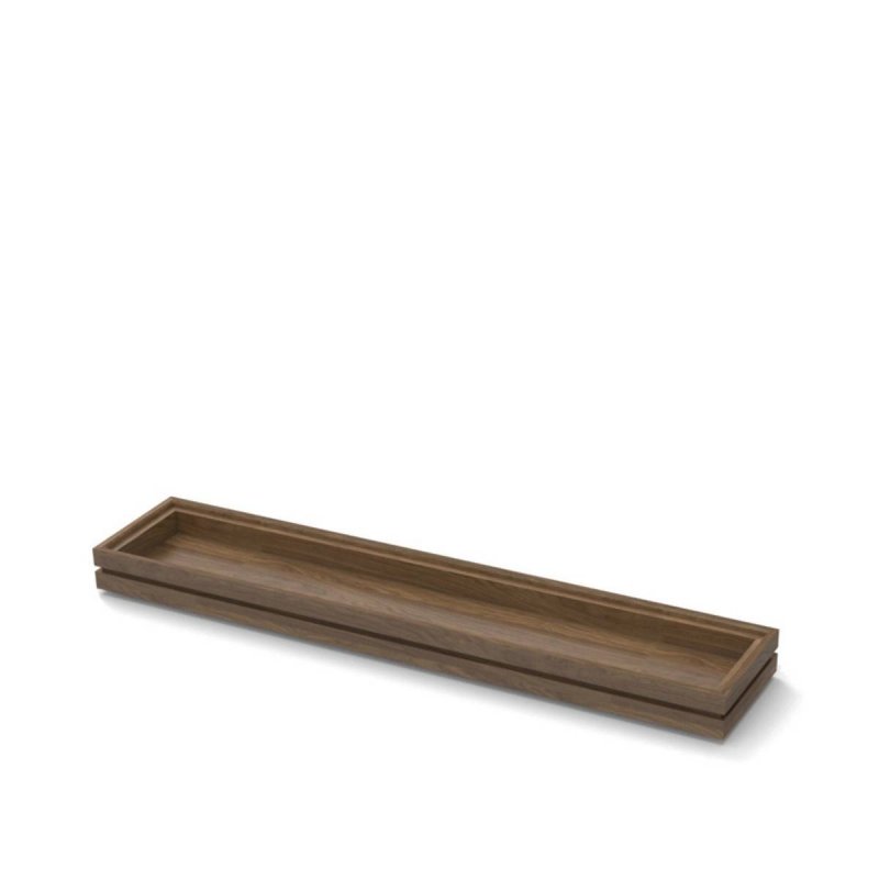 Ξύλινος Δίσκος απο Καρυδιά 3/9GN-40mm Craster Flow Walnut