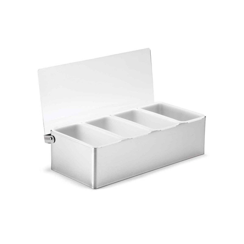 Θήκη Condiment 4 Θέσεων 550ml Tablecraft Stainless Steel