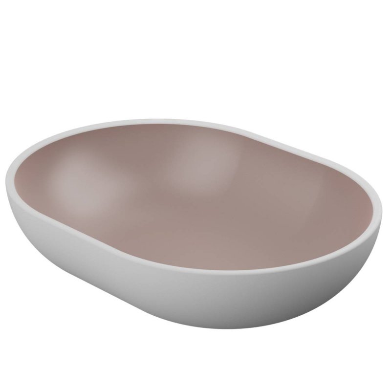 Μπολ μελαμίνης οβάλ 1,8L Dalebrook Trafalgar white/taupe
