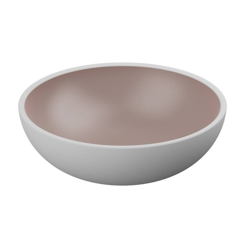 Μπολ μελαμίνης στρογγυλό 1,2L Dalebrook Trafalgar white/taupe
