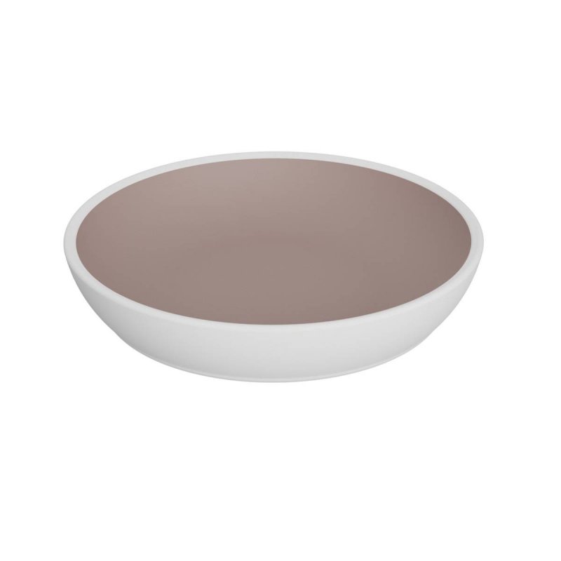 Μπολ μελαμίνης στρογγυλό 550ml Dalebrook Trafalgar white/taupe