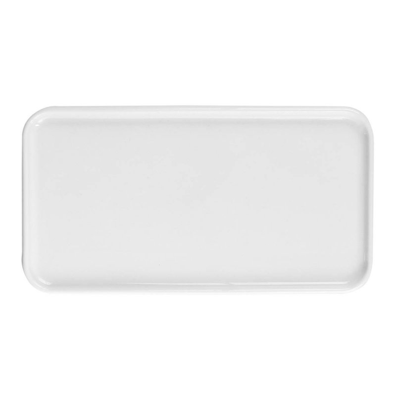 Πιατέλα Ρηχή 1/3GN με Χείλος Degrenne Evento Enamelled Porcelain White