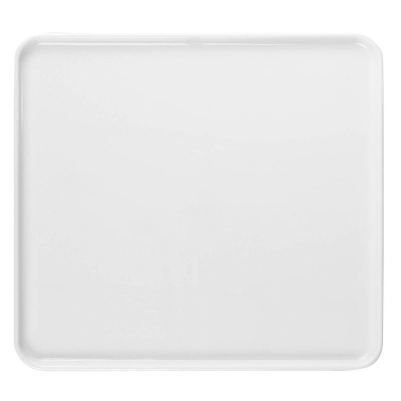 Πιατέλα Ρηχή  2/3GN με Χείλος Degrenne Evento Enamelled Porcelain White 