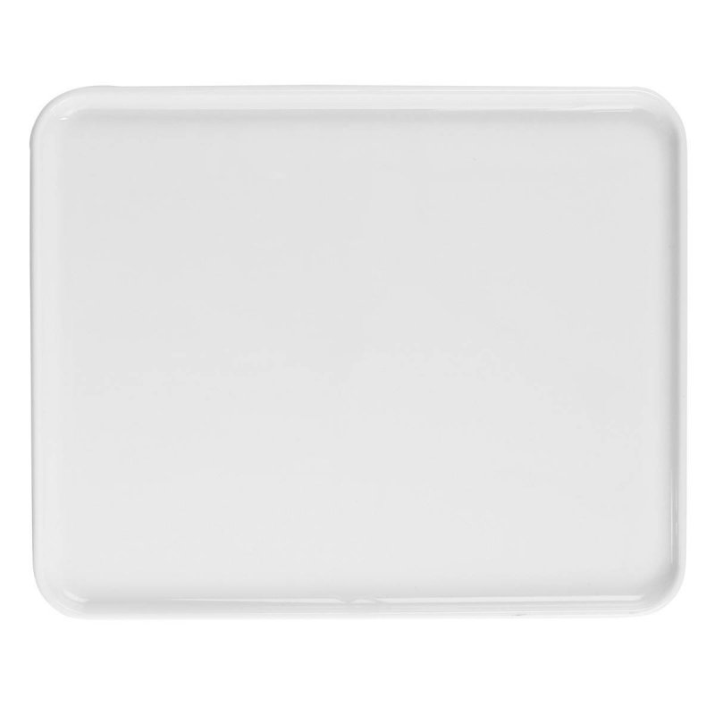 Πιατέλα Ρηχή 1/2GN με Χείλος Degrenne Evento Enamelled Porcelain White 