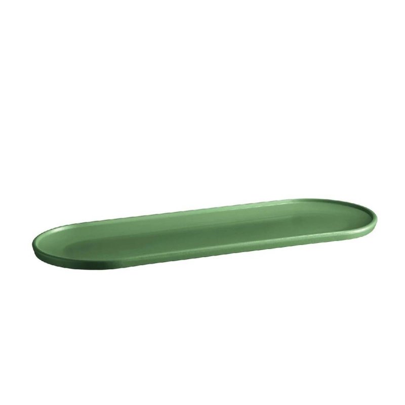 Πιατέλα οβάλ μακρόστενη 16cm Emile Henry Welcome Fern Green 