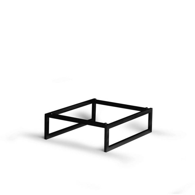 Βάση Επίπεδη 1/2GN Craster Flow Low Flat Powdercoated Steel Black