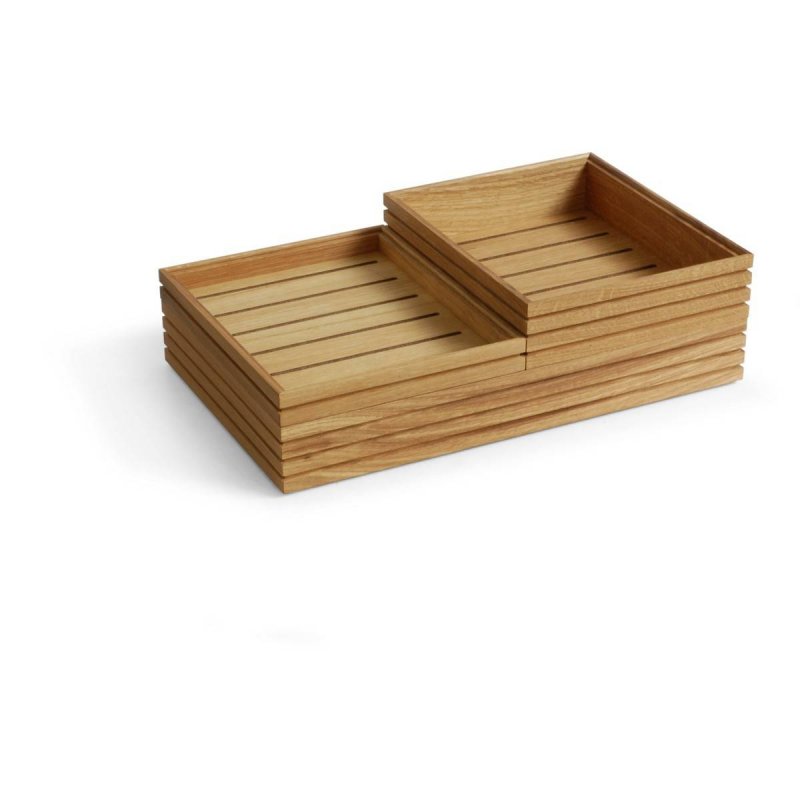 Ξύλινος Δίσκος απο Δρυ 1/1GN -75mm Craster Flow Tall Oak
