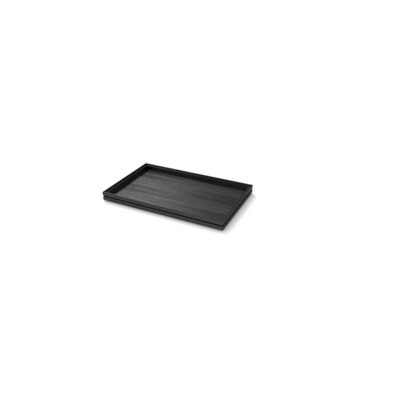 Ξύλινος Δίσκος Μαύρος 1/1 GN-40mm Craster Flow Black