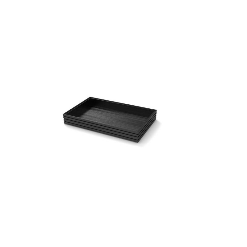 Ξύλινος Δίσκος Μαύρος 1/1GN-75mm Craster Flow Tall Black