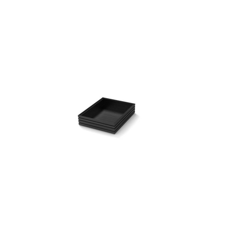 Ξύλινος Δίσκος Μαύρος 1/2 GN-75mm Craster Flow Black