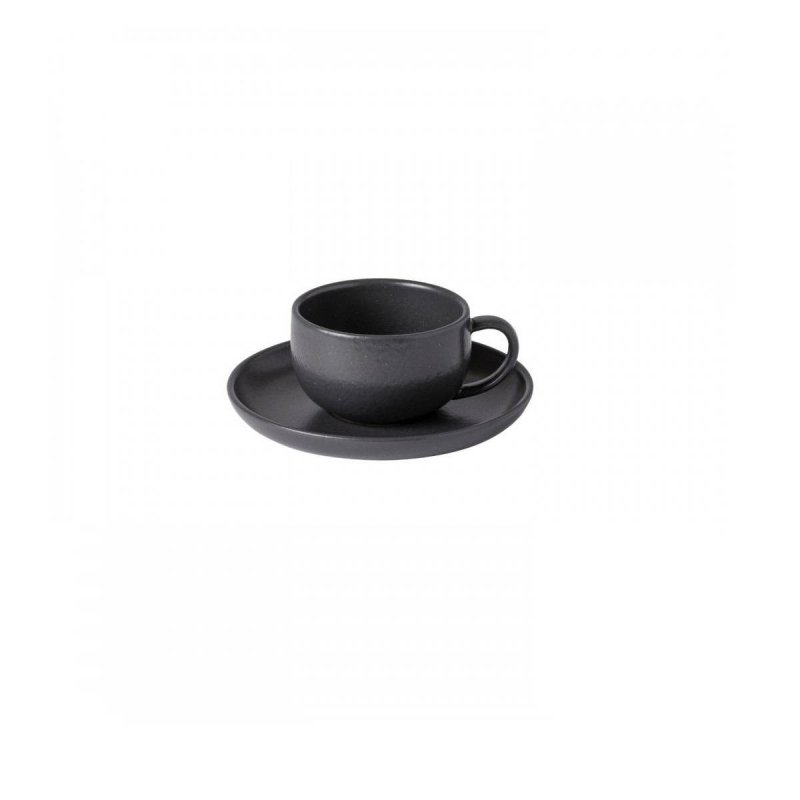 Φλιτζάνι 220ml με πιατάκι Costa Nova Pacifica Seed Grey