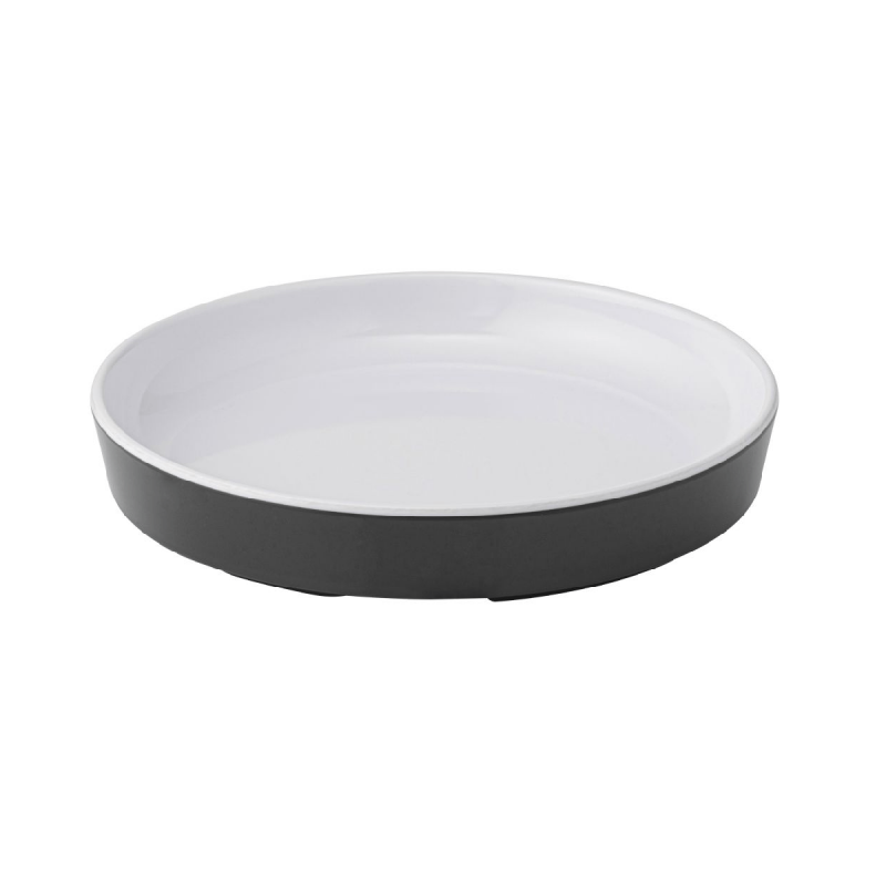Πιάτο ρηχό μελαμίνης 13,9cm Dalebrook Mayfair Black & White